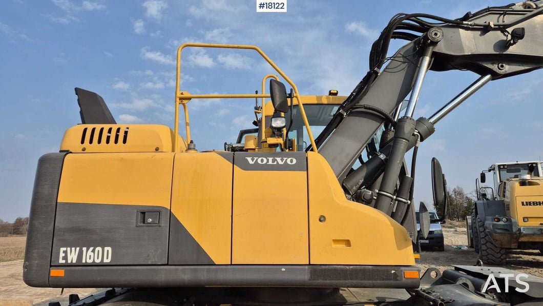 2014 Volvo EW160D Wheel Excavator