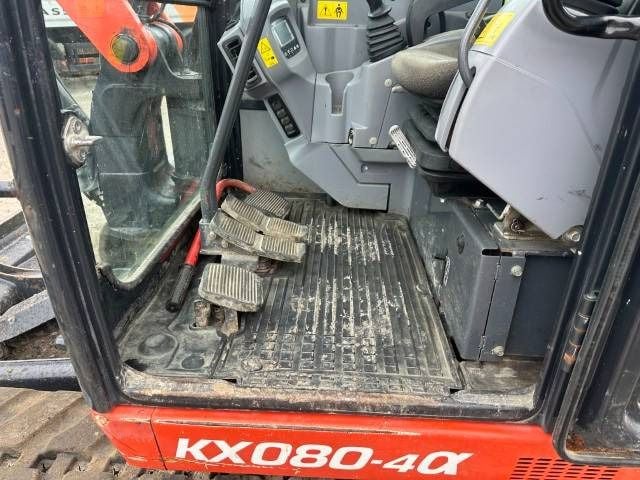 2018 Kubota KX080-4ALPHA Mini Excavator