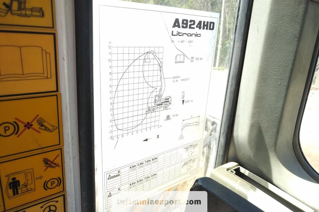 2001 Liebherr A924 LITRONIC Wheel Excavator