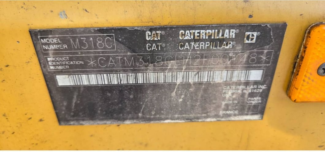 2006 Caterpillar M318CMH Wheel Excavator