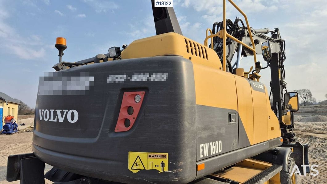 2014 Volvo EW160D Wheel Excavator