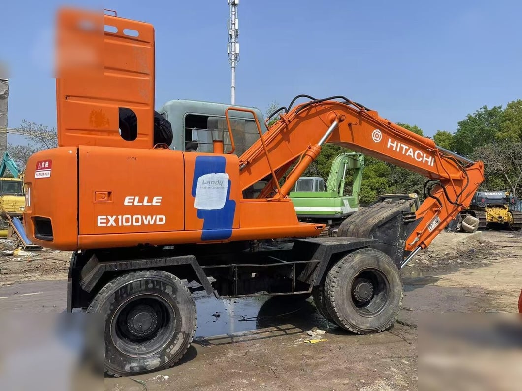 1993 Hitachi EX100W Wheel Excavator