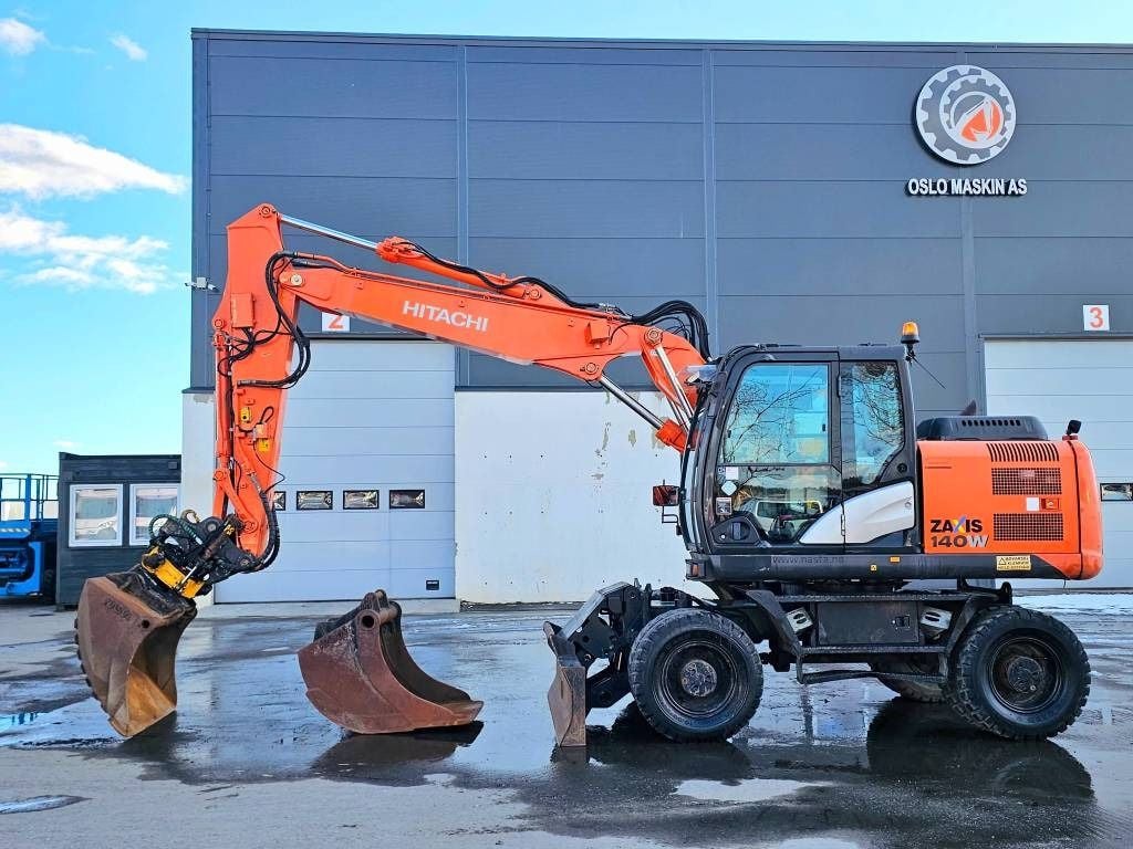 2015 Hitachi ZX140W-5 Wheel Excavator