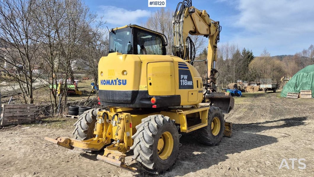 2013 Komatsu PW118 MR-8 Wheel Excavator