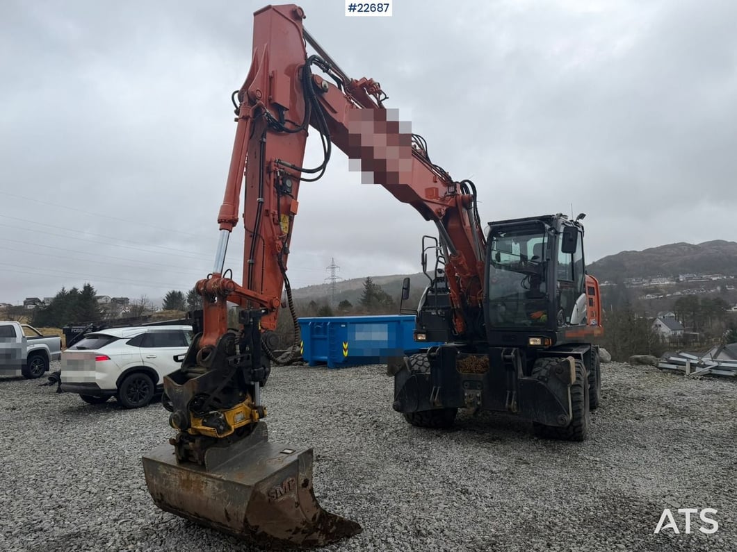 2020 Hitachi ZX145W Mobilbagger