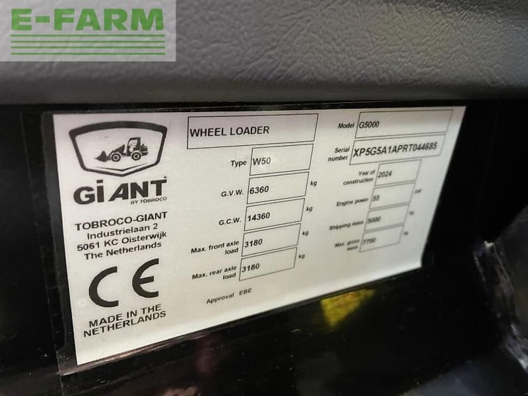 2024 Giant G5000 Mini Excavator