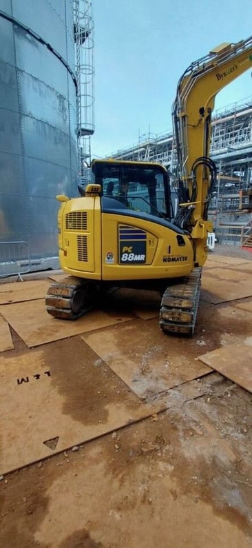 2022 Komatsu PC88MR-11EO Mini Excavator