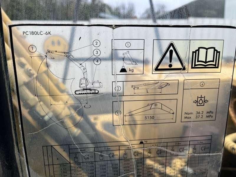 2000 Komatsu PC180LC-6K Crawler Excavator