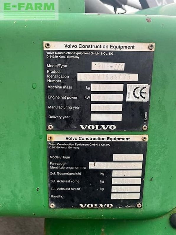 2006 Volvo L30B Mini Excavator