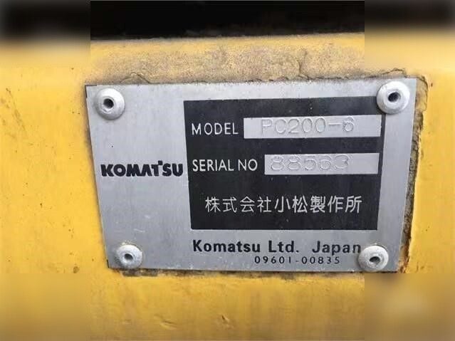 2012 Komatsu PC200-6 Crawler Excavator