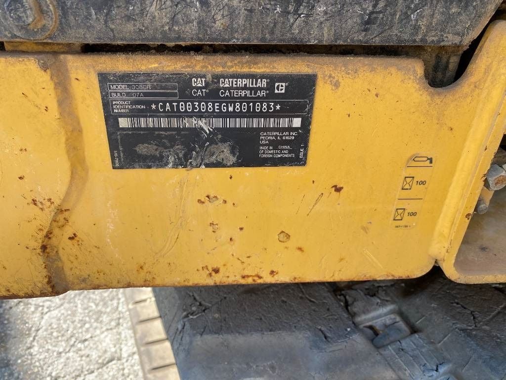 2019 Caterpillar 308C Mini Excavator