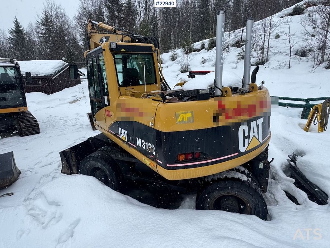 2005 Caterpillar M313C Wheel Excavator