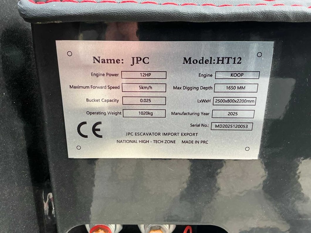 JPC HT-12 Mini Excavator