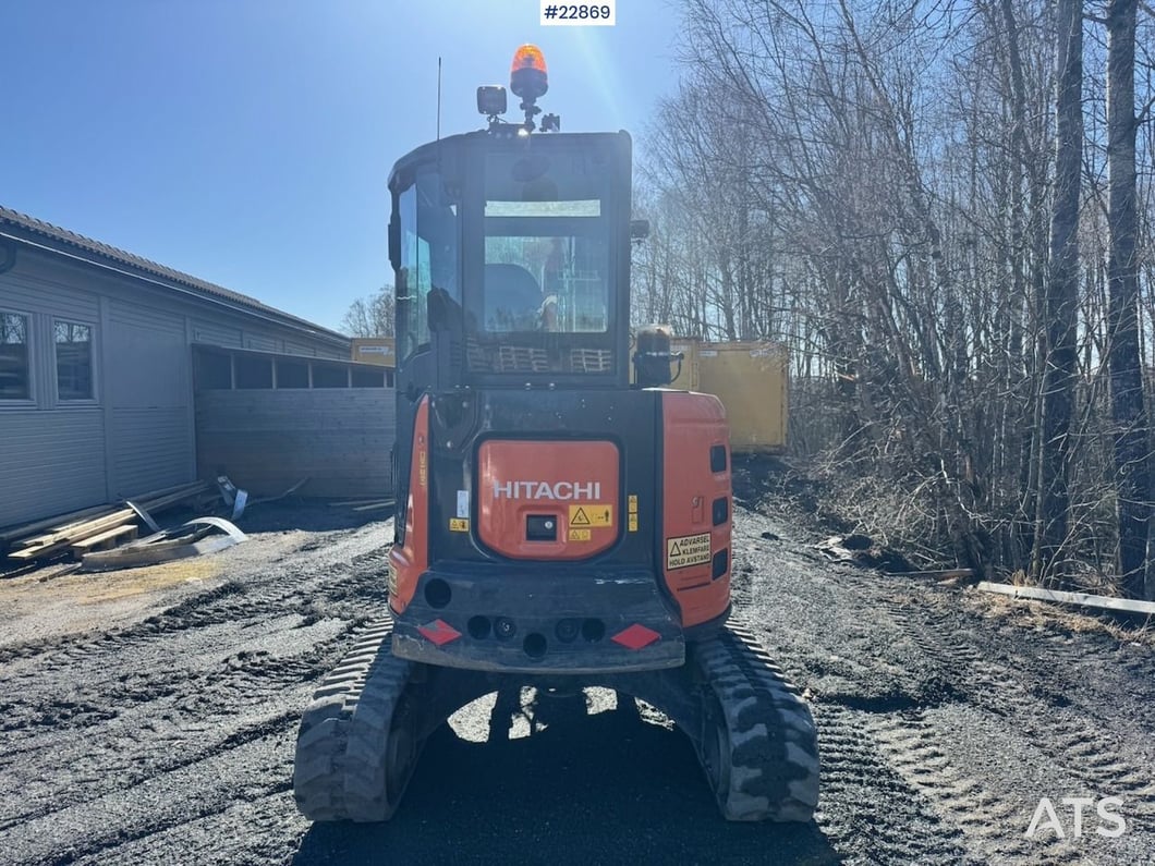 2019 Hitachi ZX38U-6 Mini Excavator