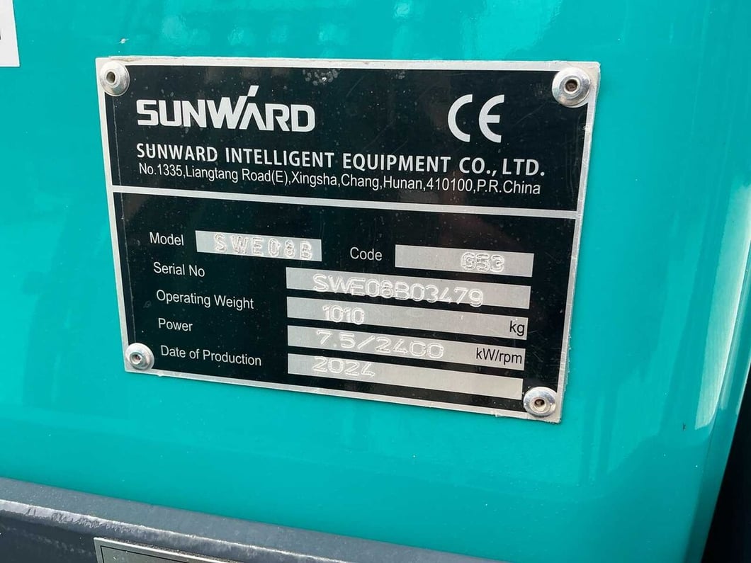 2024 Sunward SWE08B Mini Excavator