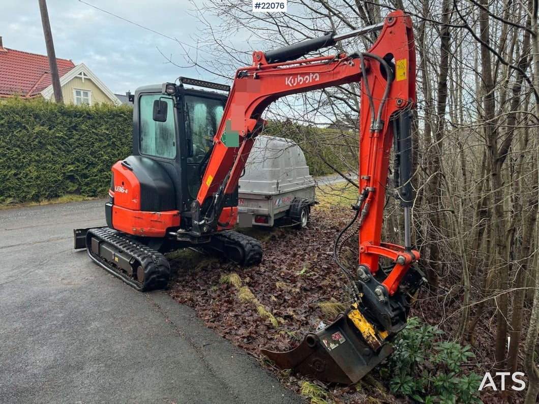 2020 Kubota U36-4 Mini Excavator