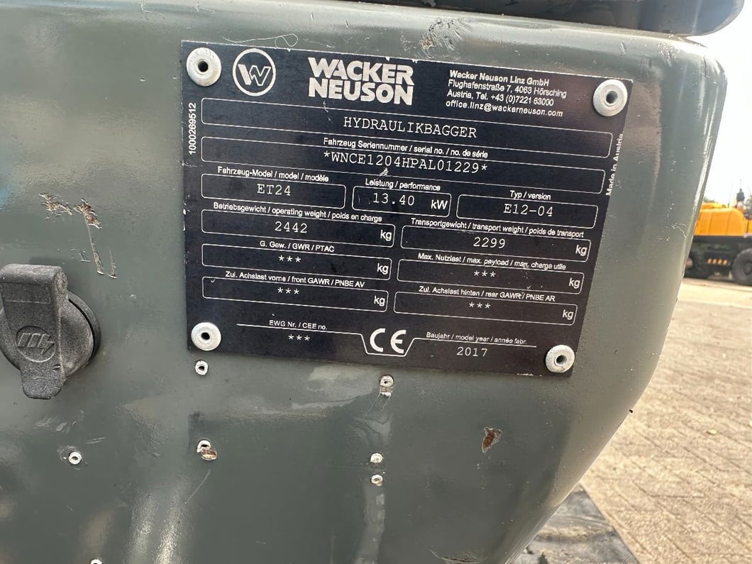 Wacker Neuson ET24 Mini Excavator