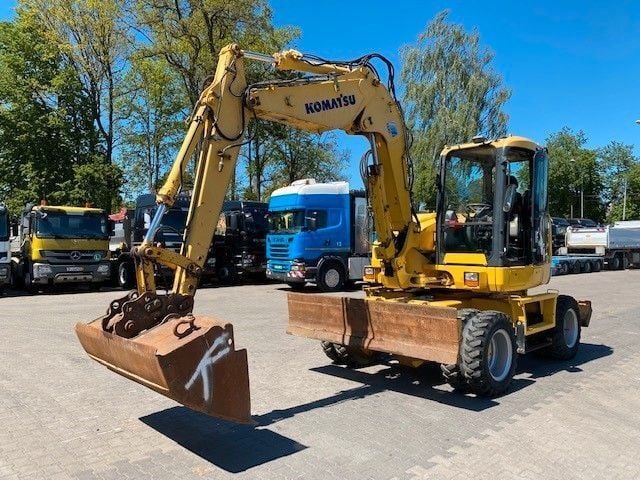2011 Komatsu PW118 MR-8 Wheel Excavator