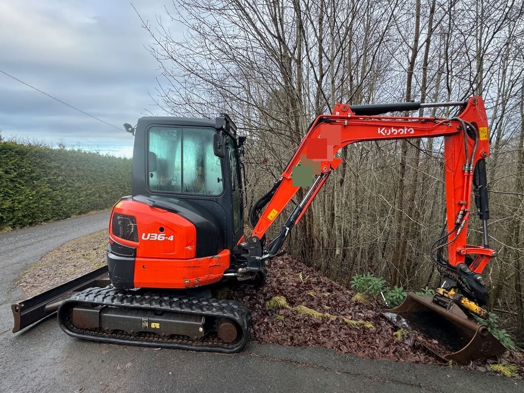 2020 Kubota U36-4 Mini Excavator