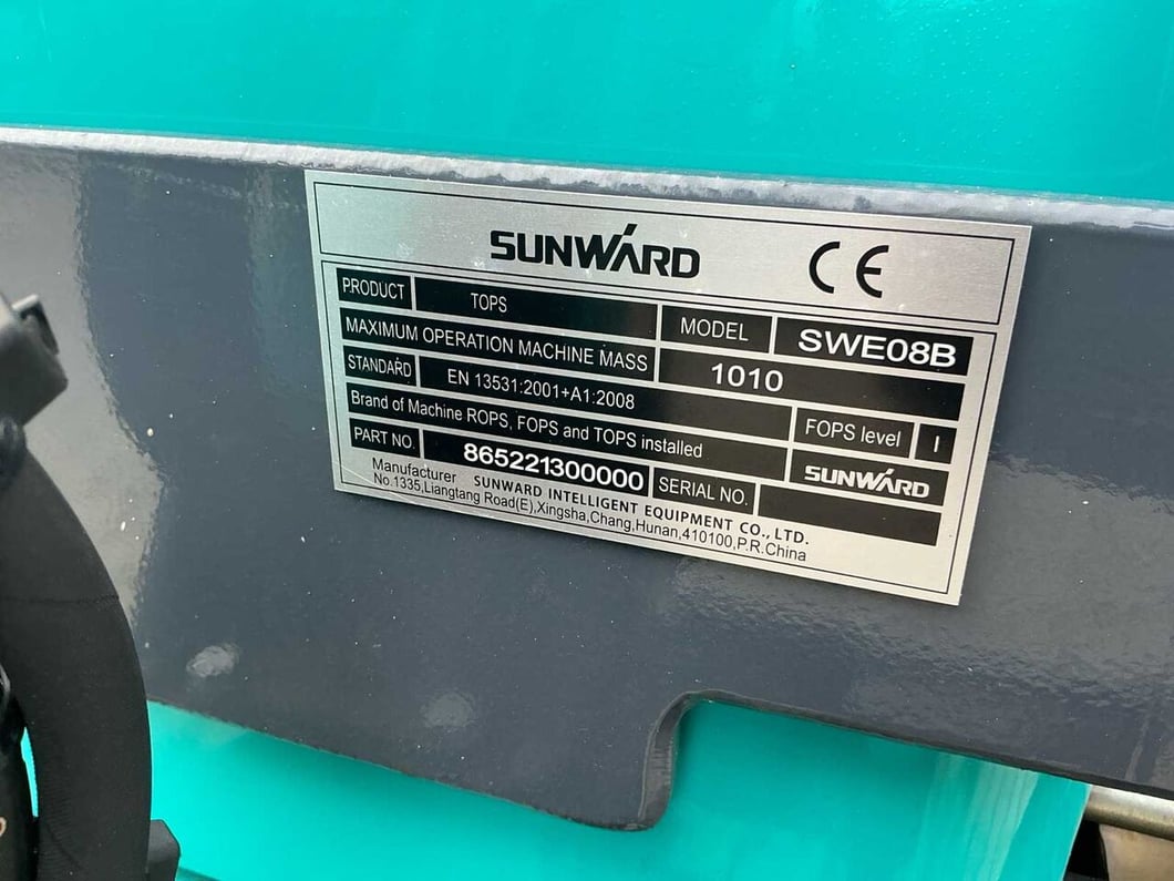 2024 Sunward SWE08B Mini Excavator