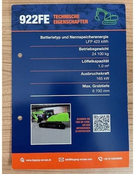 2025 LiuGong 922FE Crawler Excavator
