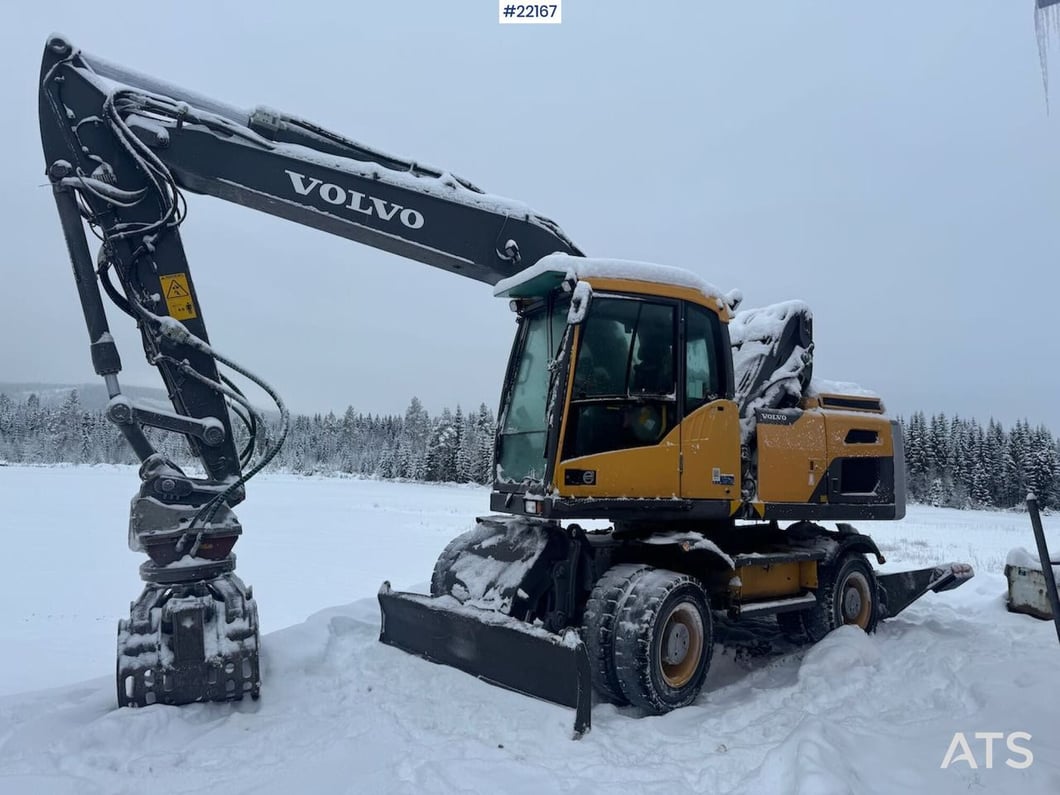 2014 Volvo EW160D Wheel Excavator