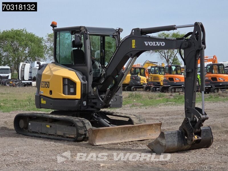 2021 Volvo ECR50F Mini Excavator