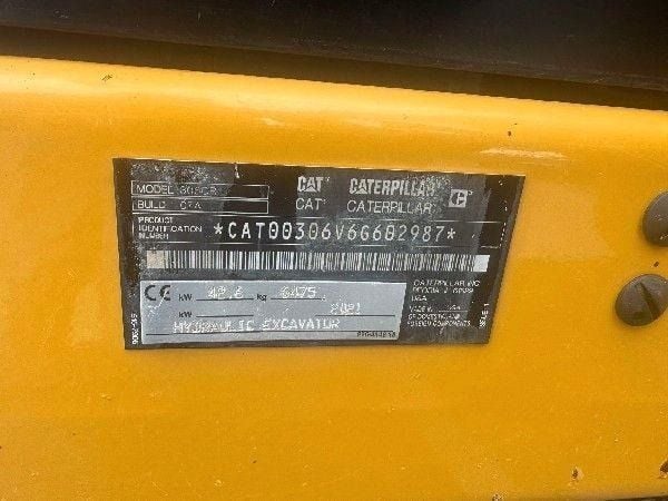 2021 Caterpillar 306CR Mini Excavator
