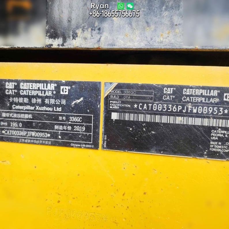 2019 Caterpillar 336GC Crawler Excavator