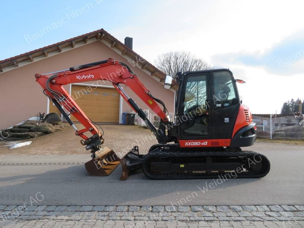 2017 Kubota KX080-4 Mini Excavator