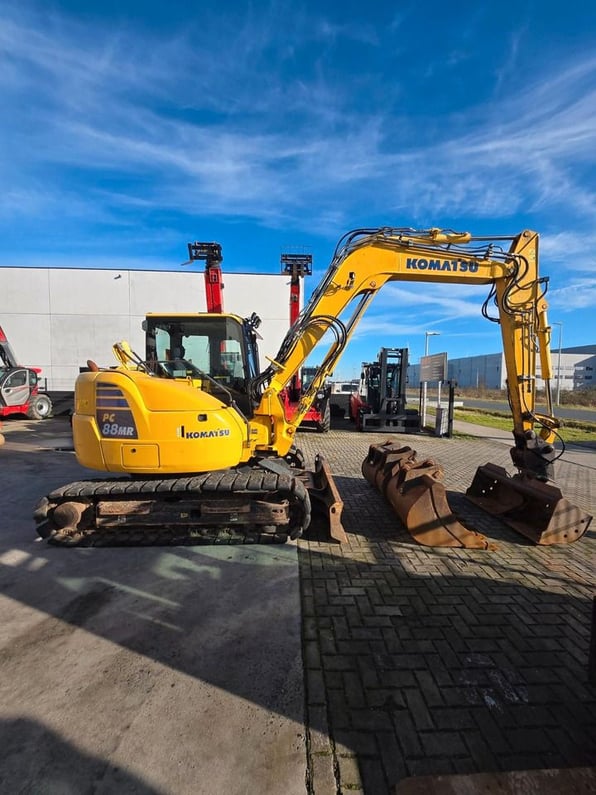 2016 Komatsu PC88MR-10 Mini Excavator