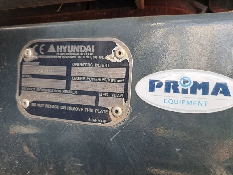 2016 Hyundai HW160 Wheel Excavator