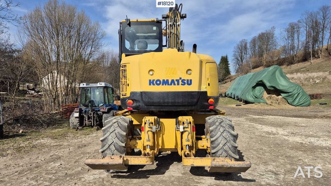 2013 Komatsu PW118 MR-8 Wheel Excavator