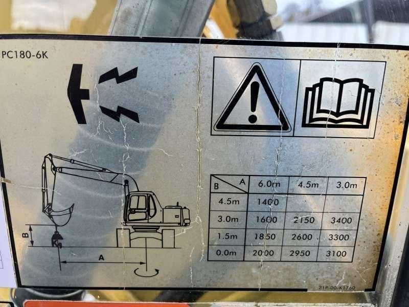 2000 Komatsu PC180LC-6K Crawler Excavator