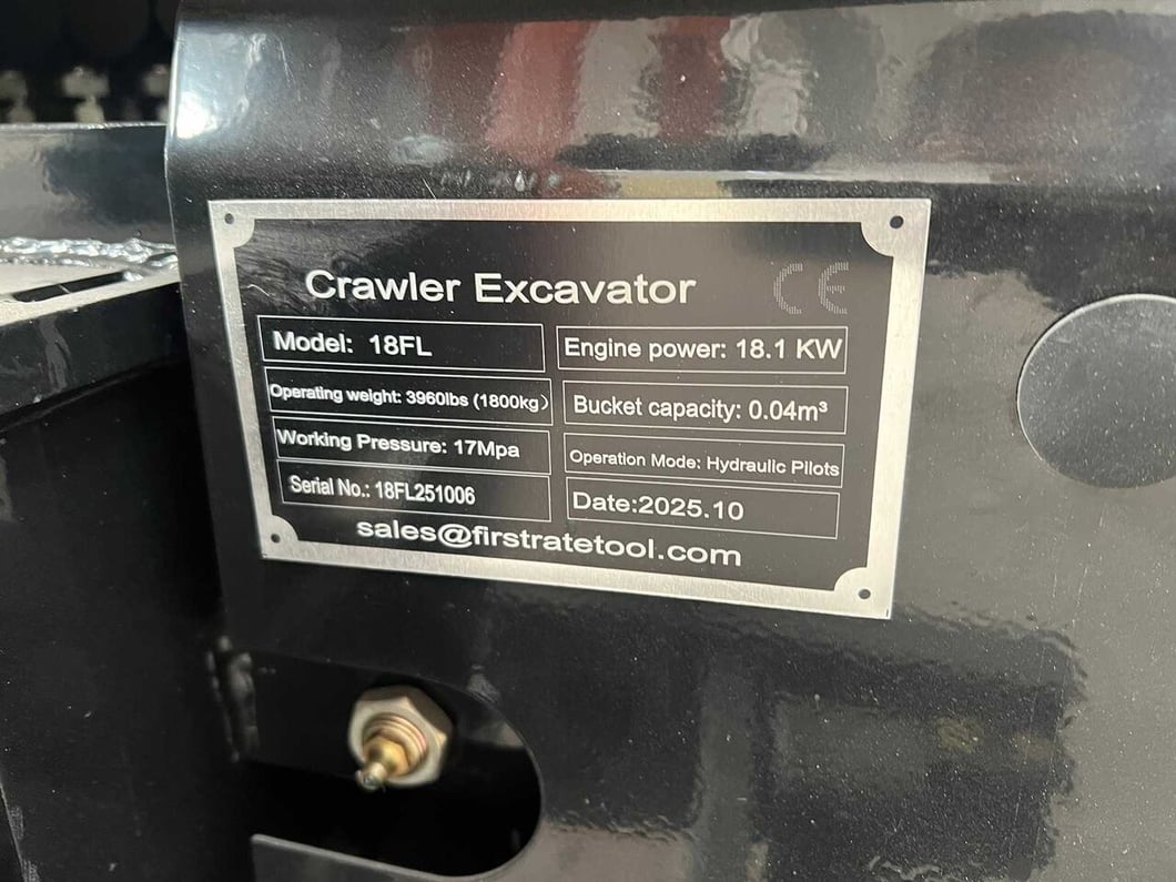 2025 Vicsec VC18FL Mini Excavator