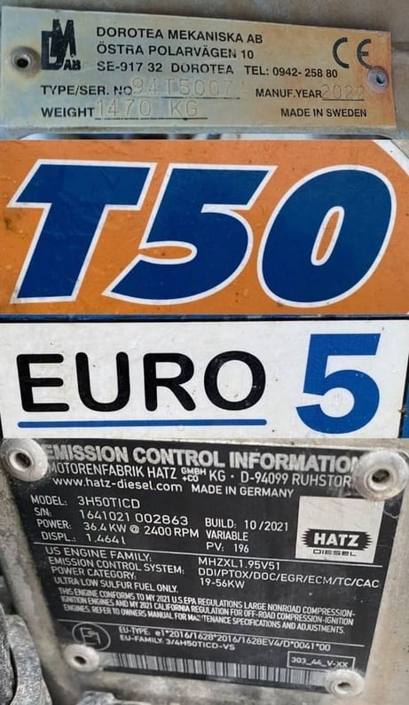 2022 Truxor T50 / EURO5 Amphibious Excavator