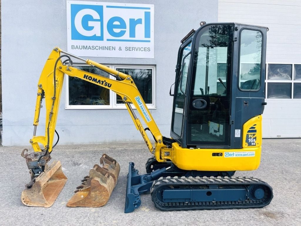 2014 Komatsu PC16R-3HS Mini Excavator
