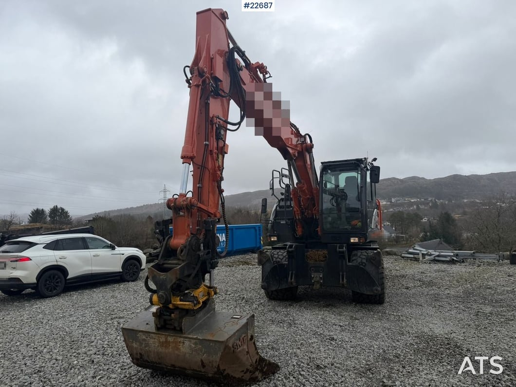 2020 Hitachi ZX145W Mobilbagger