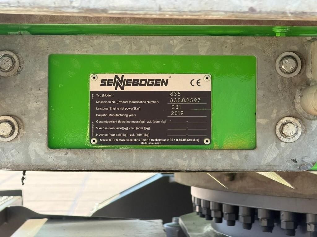 2019 Sennebogen 835ME Material Handler