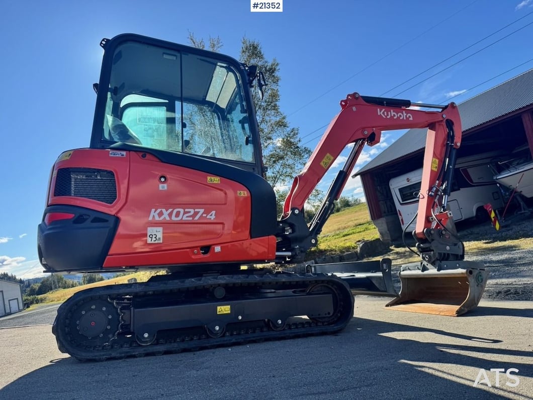 2022 Kubota KX027-4 Mini Excavator