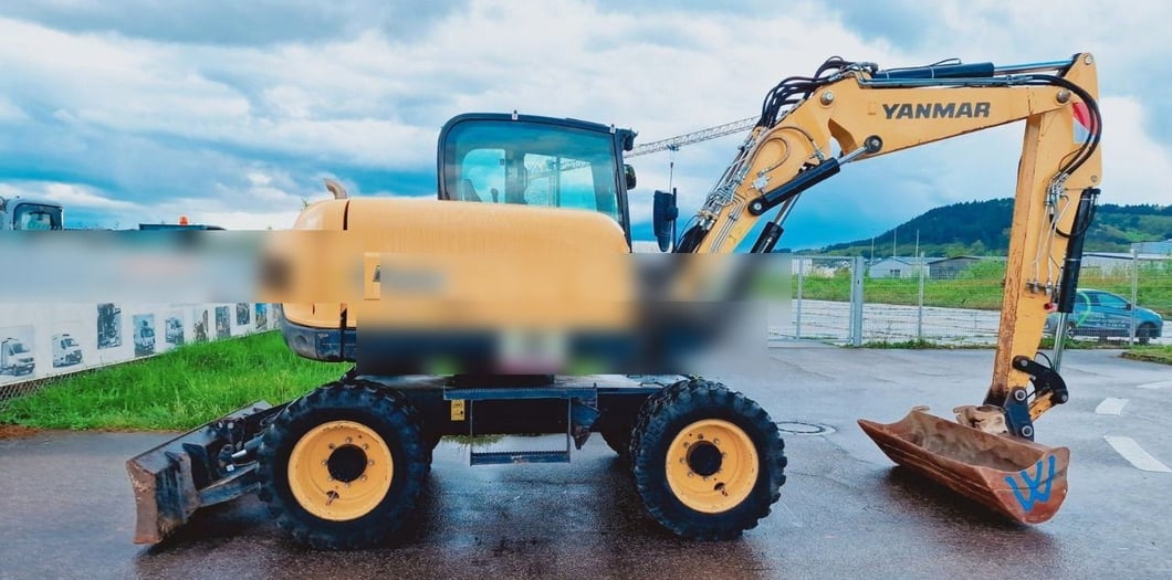 2020 Yanmar B95W Wheel Excavator