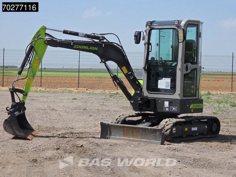 2024 Zoomlion ZE26GU Mini Excavator