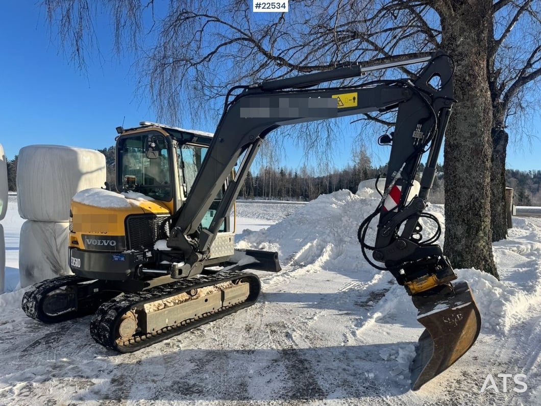 2018 Volvo ECR58D Mini Excavator