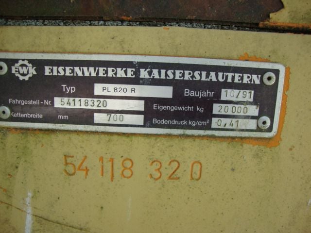 EWK PL820R Crawler Excavator