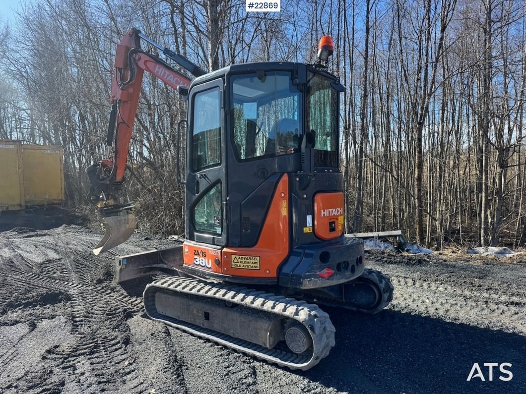 2019 Hitachi ZX38U-6 Mini Excavator