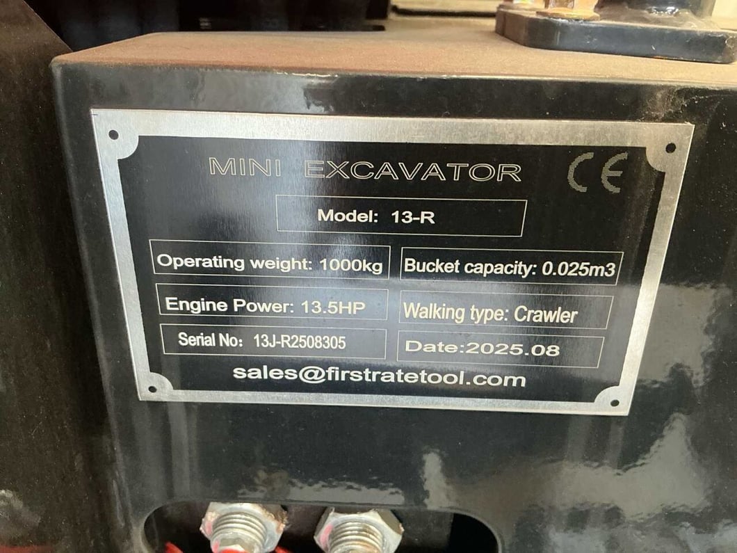 2025 Vicsec VC13 Mini Excavator