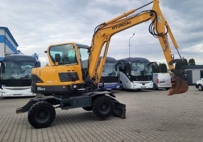 2014 Hyundai R55W-9 Wheel Excavator