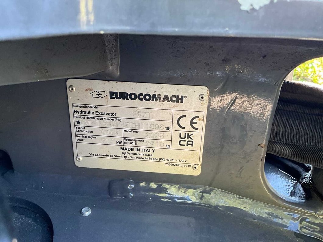 2023 Eurocomach 25ZT Mini Excavator