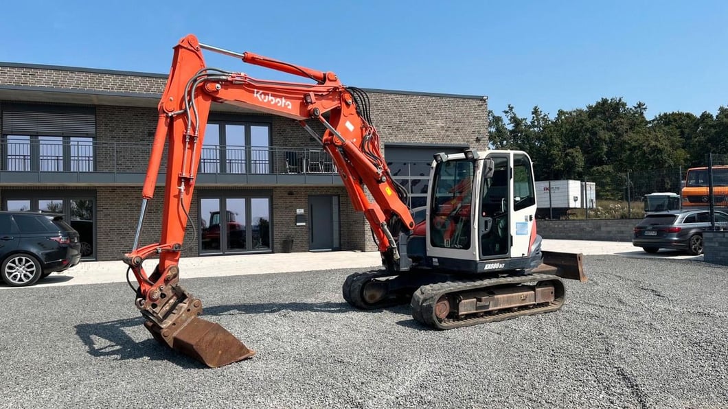 2011 Kubota KX080-3 Mini Excavator