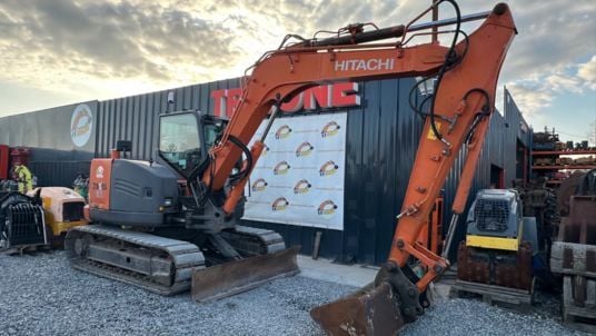 2011 Hitachi ZX85USBLCN-3 Crawler Excavator